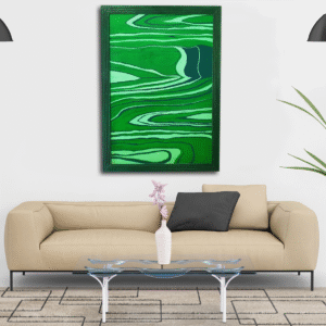 'traces' oil painting.