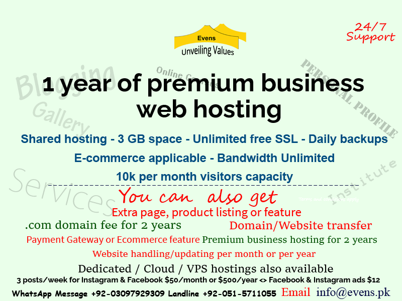 Premium D32 Web Hosting Package - Evens Premium D32 Web Hosting Package - Evens