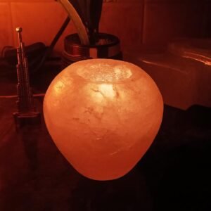 himalayan pink salt vase candleholder