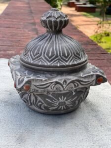 Hand Carved Stone Products schist pot c