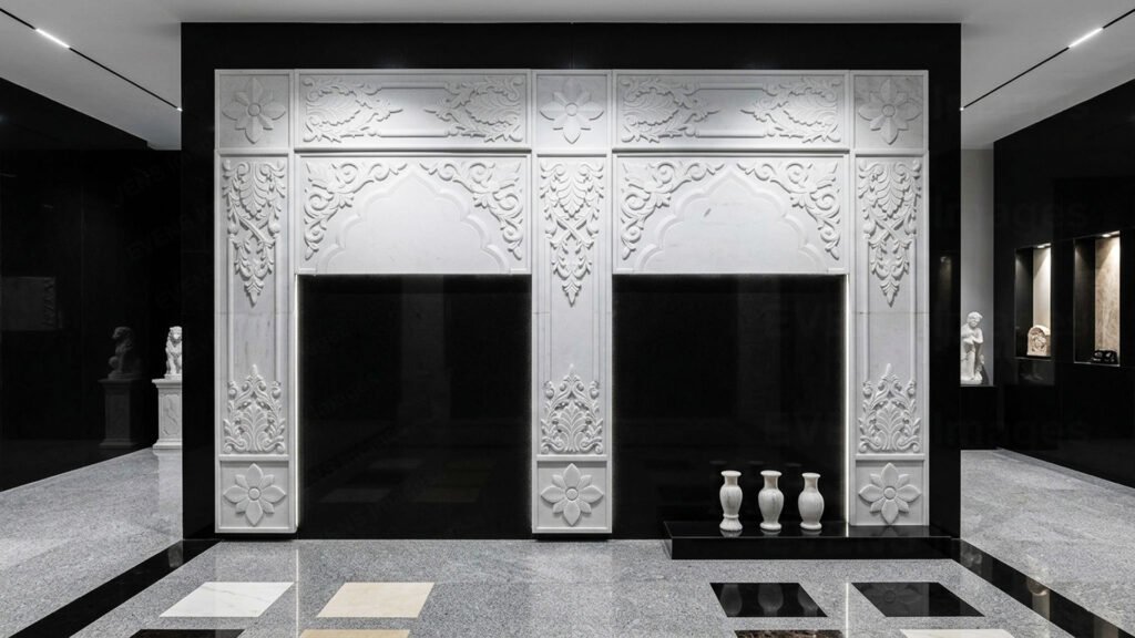 cnc cut marble tiles