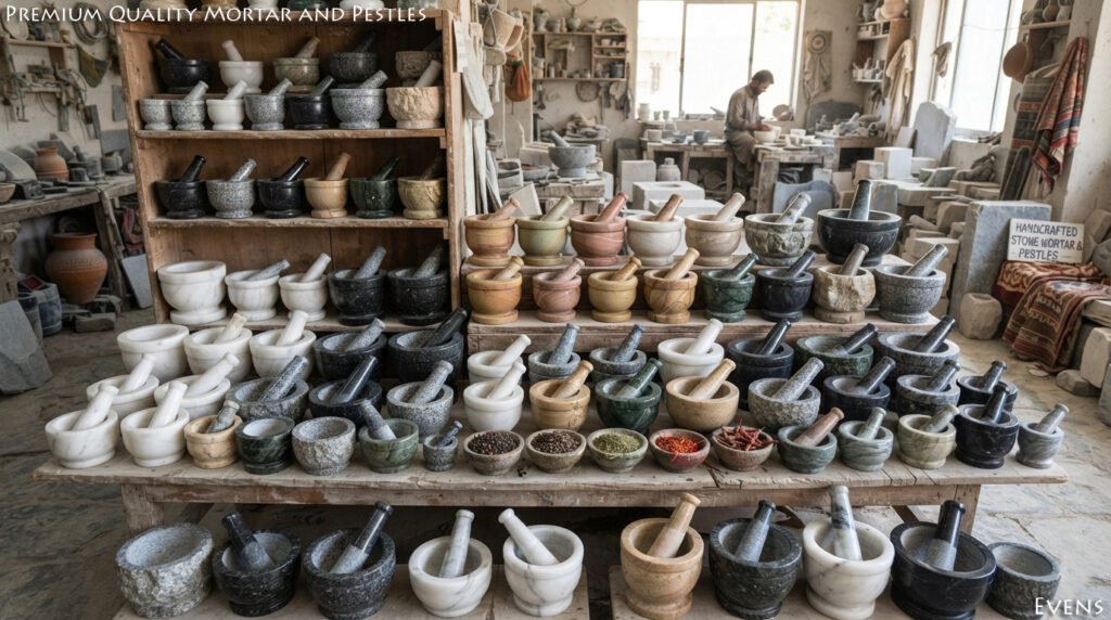 mortar & pestles premium quality stone